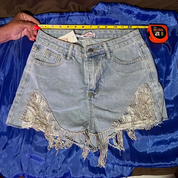 La Ros bling denim shorts small - Picture 7 of 9